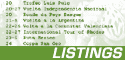 RACE LISTING
