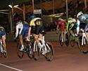 (Click for larger image) Riders head for the tea- rooms  during the A Grade scratch race