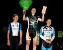 (Click for larger image) The women's podium (L-R) Kate Cullen (2nd), Laura McCaughey (1st), and Belinda Goss (3rd).