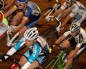 (Click for larger image) In the bunch  at the Silverdome during racing at the 2005 Launceston Carnival.