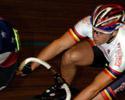 (Click for larger image) Todd Wilksch  of Victoria in action during the A Grade scratch race.