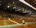 (Click for larger image) A full house  came to witness the evening's racing at Launceston's Silverdome on this Wednesday evening.