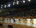 (Click for larger image) A packed night-time audience  watched a world-class Madison event take place at the Launceston Silverdome.