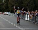 (Click for larger image) Troy Glennan (FRF Couriers-Caravello)  raises his arms in triumph.