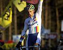 (Click for larger image) Sven Nys (Rabobank) celebrates his victory