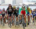 (Click for larger image) The 11th all-Japan cyclocross championship raced by 55 riders