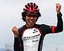 (Click for larger image) Keiichi Tsujiura (Bridgestone-Anchor) wins his fourth consective Japanese cyclocross champion title.