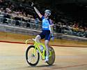 (Click for larger image) Sean Finning has the Aces scratch race all to himself