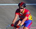 (Click for larger image) Alex Bright  of Rockhampton won her heat in the keirin.