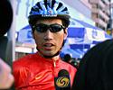 (Click for larger image) A Chinese rider interviewed pre-race