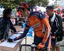 (Click for larger image) USA's David Sommerville (Champion System)  signs in for Stage 5