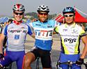 (Click for larger image) Brad Hall (City of Perth team) with Swiss and Hong Kong riders.