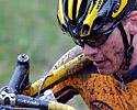 (Click for larger image) Czech rider Petr Dlask works it through the mud
