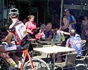 (Click for larger image) At the Emporio del Mar in Woollongong, the riders appreciated the coffee