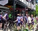 (Click for larger image) The riders who made it gather at the Jamberoo Pub