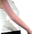 (Click for larger image) Sheila Moon arm warmers  - pink!