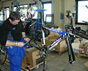 (Click for larger image) TT bikes take twice as much time to set up as Lampre-Fondital's regular race bikes
