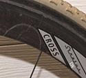 (Click for larger image) The Reynolds Stratus Cross features the familiar Reynolds/LEW patch where the two halves of the rim come together.