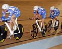 (Click for larger image) TIAA-CREFF in the team pursuit qualifier