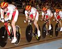(Click for larger image) Spain rides to Bronze in the team pursuit final against New Zealand