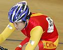 (Click for larger image) Shaung Guo (China)  in the keirin finals