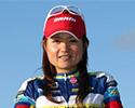 (Click for larger image) Champion Eiko Toyooka  (masahikomifune.com CyclingTeam) and her ToyoFrame bike