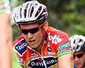 (Click for larger image) Robbie McEwen digging deep to produce a win