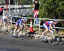 (Click for larger image) The Omnibike Dynamo Moscow started to hammer  away with a small group.