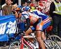 (Click for larger image) Stefan (CSS)  is trying to attack together with a few riders...