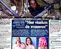 (Click for larger image) The Gazet Van Antwerpen ran a big story on Barb's exploits