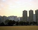 (Click for larger image) Sunrise over the Hong Kong Sports Institute