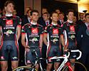 (Click for larger image) The big guns of Caisse d'Epargne-Iles Balears (L-R): Karpets, Pereiro, Valverde and Portal
