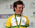 (Click for larger image) William Walker (Rabobank) looking good in the Aussie colours