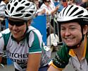 (Click for larger image) Great to see Alexis Rhodes (L) and Kate Nichols (St.George CC) back on the bike and competing again. An inspiration to us all