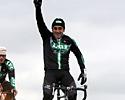 (Click for larger image) Dario Pieri (LPR) wins a training ride sprint