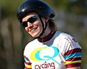 (Click for larger image) Kerrie Meares relaxed and ready