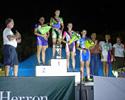 (Click for larger image) The Capricornia Cup podium  - the women shine in the Rockhampton Glow. L-'R': Alex Bright, Courtney Lelay, Phillipa Hindmarsh and Anouska
                                                                                                                                                                                                                                                                Edwards.  Left of screen, John Phelan, RCC President.