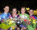 (Click for larger image) Capricornia Cup winners  - L-R: Anouska Edwards, Phillipa Hindmarsh, Courtney Lelay and Alex Bright