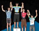 (Click for larger image) Under 17 wheelrace podium 