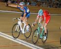 (Click for larger image) Leigh Howard wins the Sid Patterson Wheelrace ahead of Zak Dempster and Evan Oliphant
