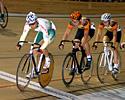 (Click for larger image) Japanese rider Kouji Yoshii pulls through in the scratch race