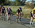 (Click for larger image) A definite autumn feel to racing as C grade round the top bend