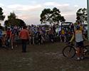 (Click for larger image) The Heffron Park tifosi gather in the sunset for the presentation