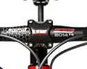 (Click for larger image) FSA RD250 bar held in place by the FSA stem's four-bolt carbon cap.