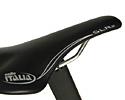 (Click for larger image) Selle Italia SLR-xp  - the SLR saddles are a love 'em or hate 'em seat. If they work for you, they have the big advantage of being some of the lightest around.