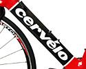 (Click for larger image) The down tube is huge, but Cervelo's lay-up and shaping techniques keep the wall thickness and weight down.