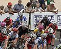 (Click for larger image) Action from stage three  of the women's series in Geelong