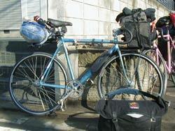 fixed gear touring bike