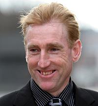 (Click for larger image) Sean Kelly at the launch of the new Irish team today