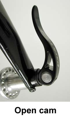 Open cam lever